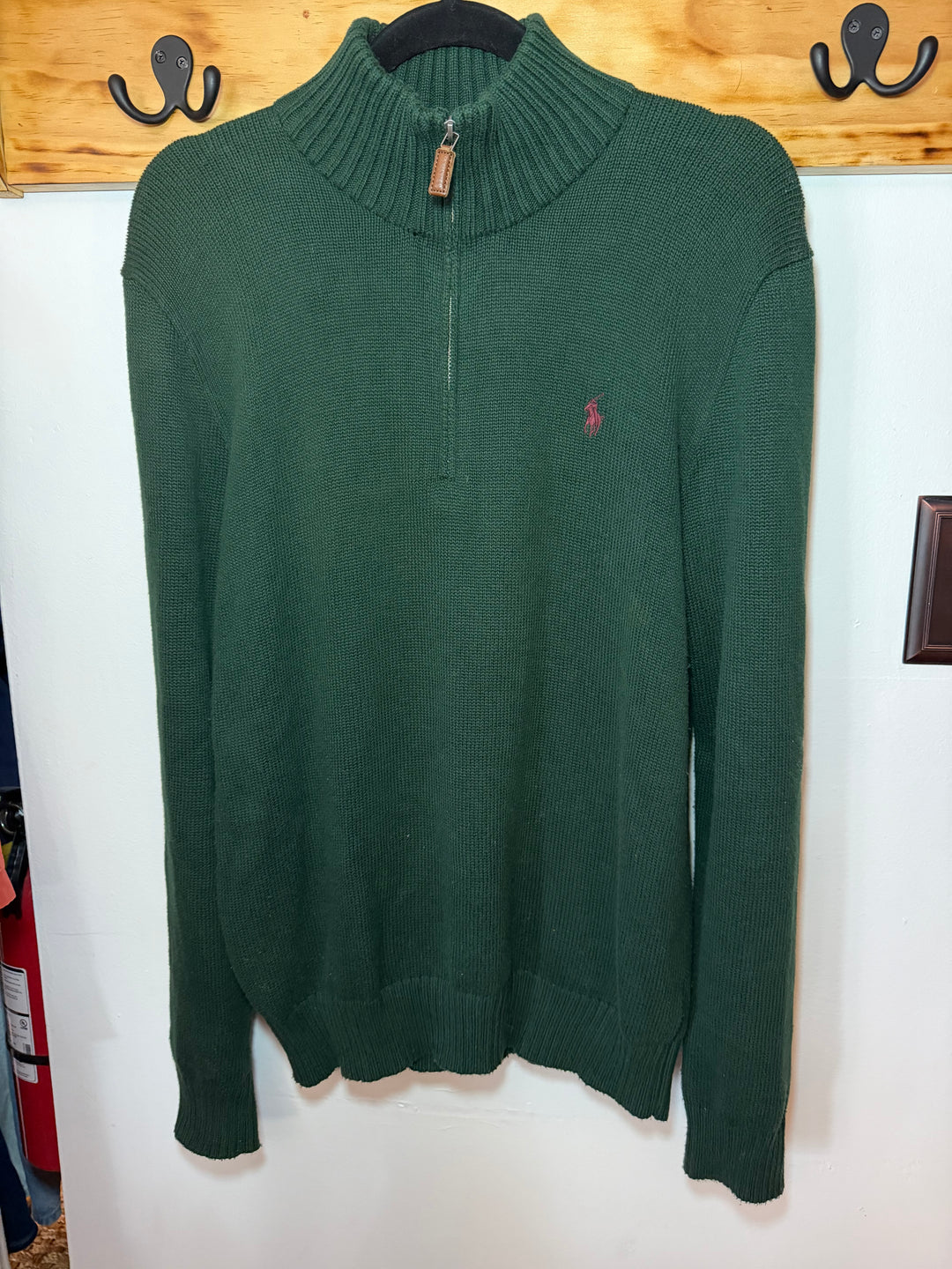 Polo Ralph Lauren | Green Quarter Zip, S