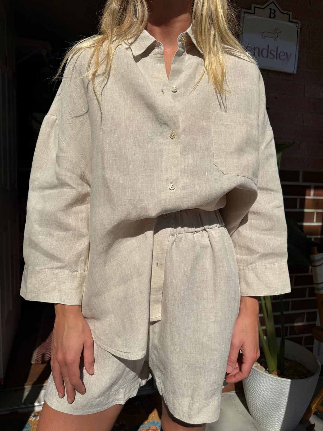 Jenni Kayne | Linen Logan Set, M