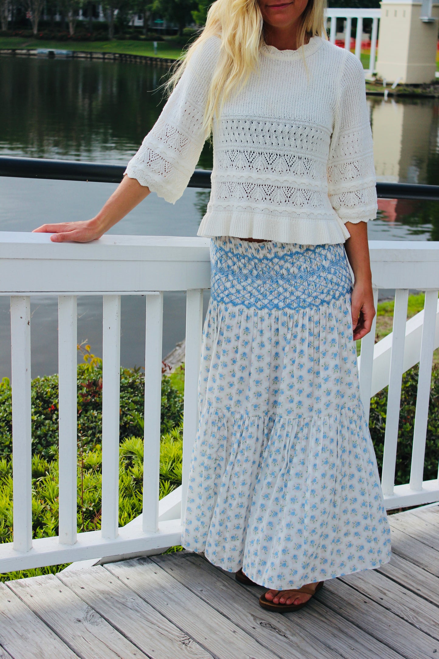 Divided | Crochet Top, S