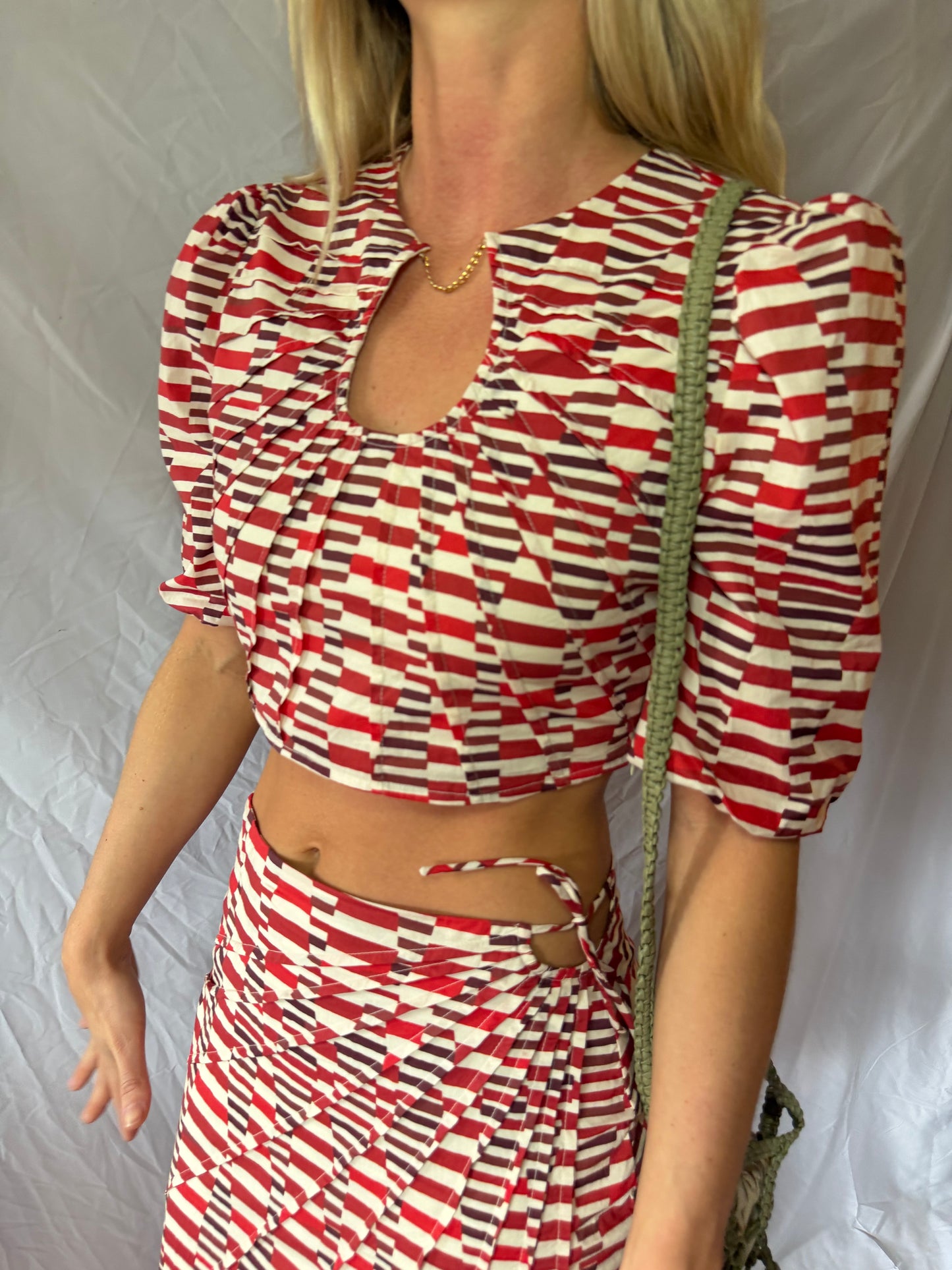 Fancy | Patterned Skirt Set, M