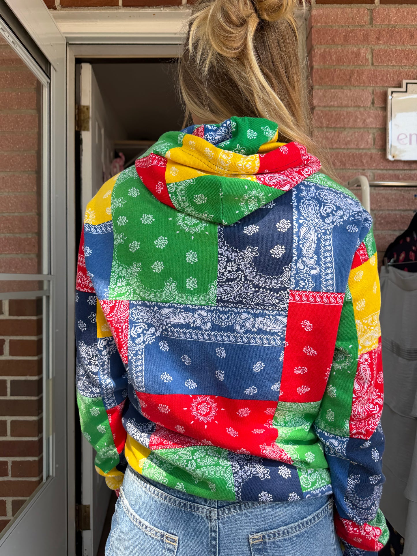 Polo Ralph Lauren | Bandana Patchwork Hoodie, S