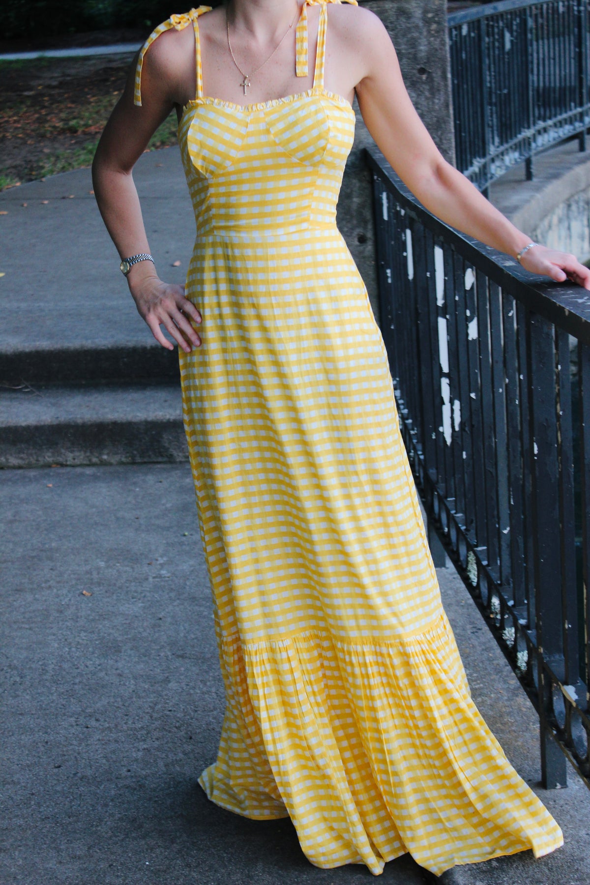 Chakeris Charleston | Gingam Tyler Dress, XS
