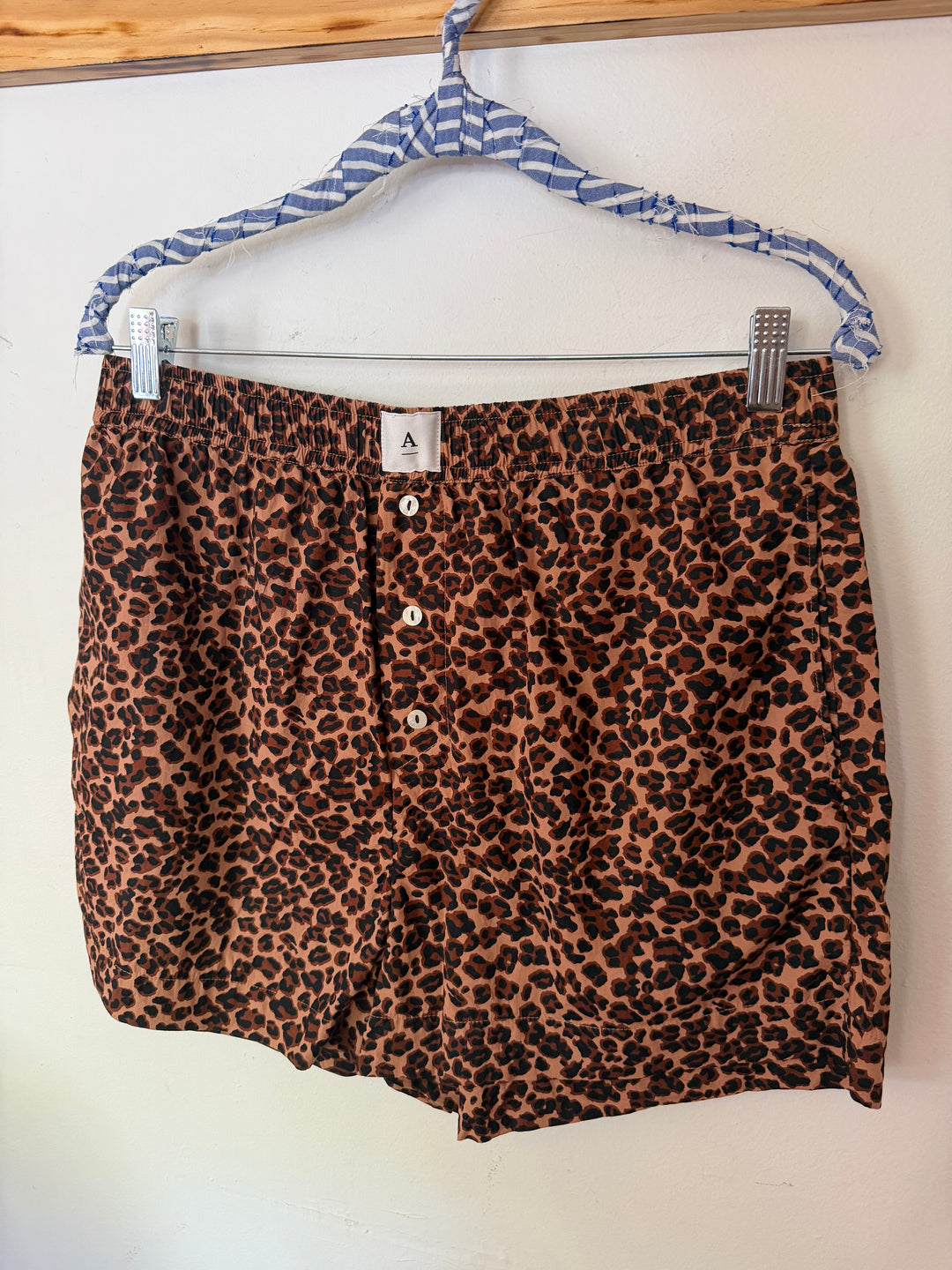 Anthropologie | Cheetah Boxer Shorts, M