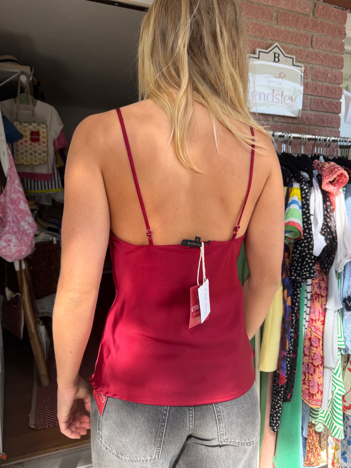 Olivaceous | V Neck Cami, S
