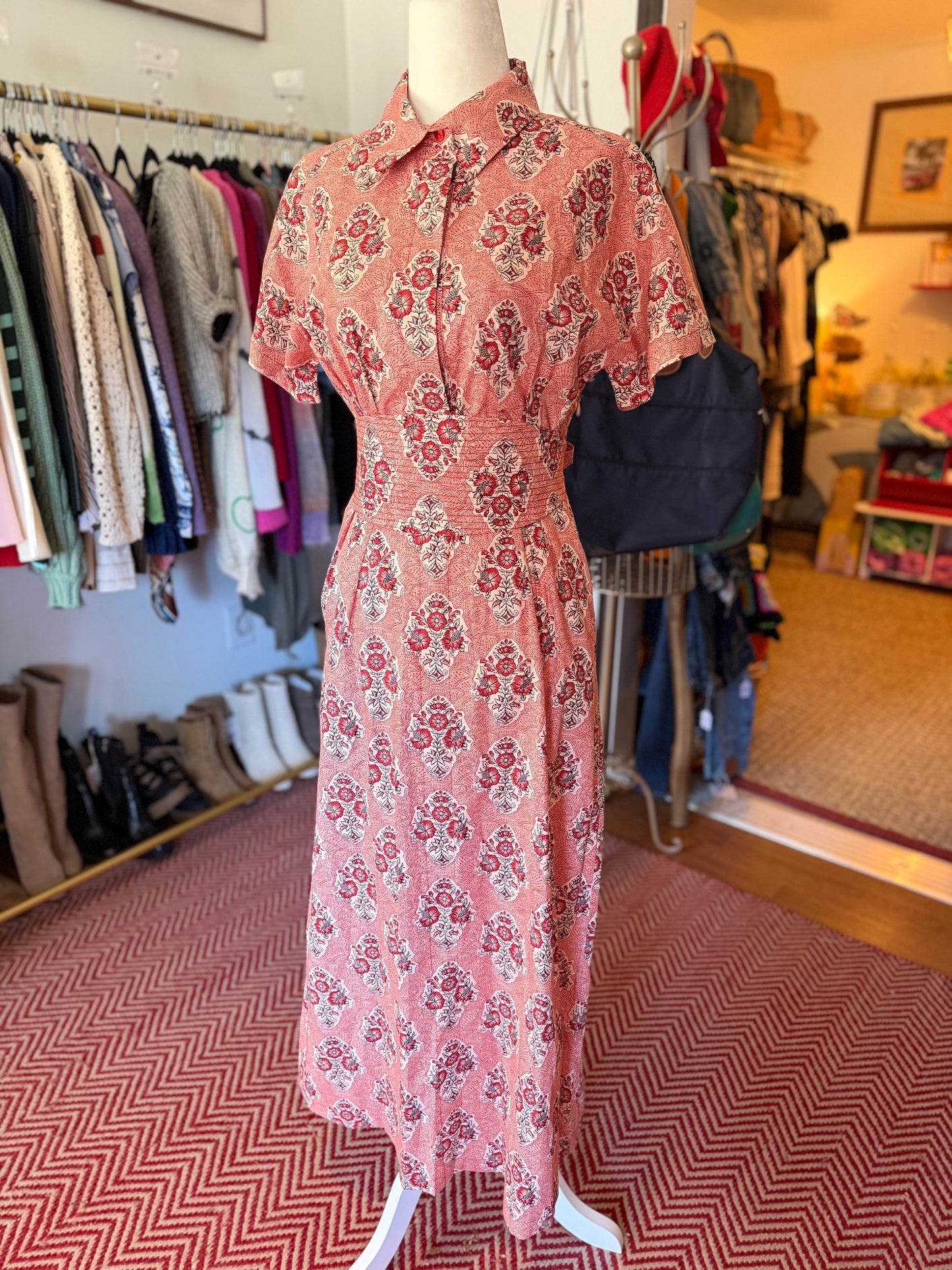 Tuckernuck | Floral Tie Belt Dress, XS