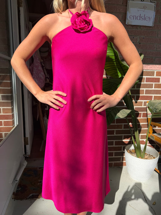 Lucy Paris | Halter Midi Dress, S