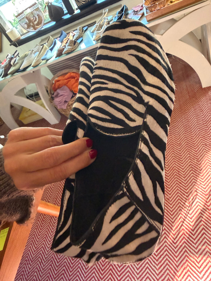 Zara | Zebra Loafers, 38