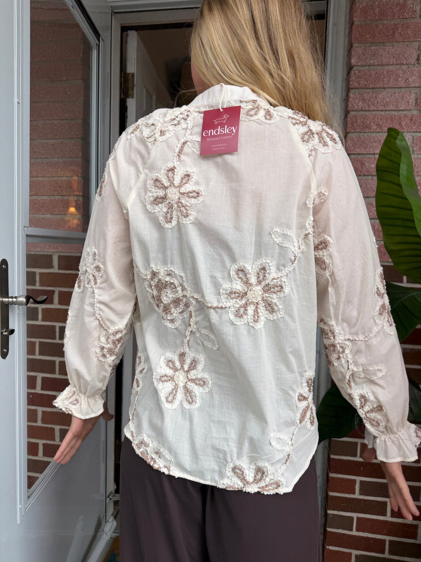 Zara | Lightweight Floral Top, M