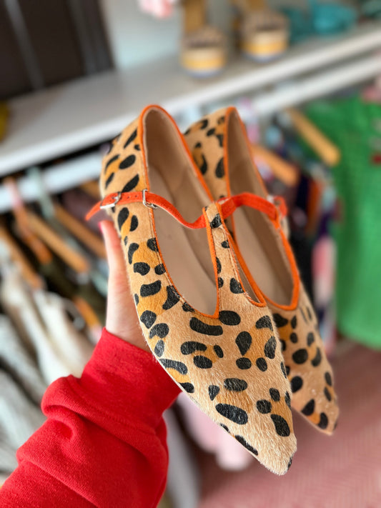 Ballet Flats | Cheetah Printed Ballet Flats, 8