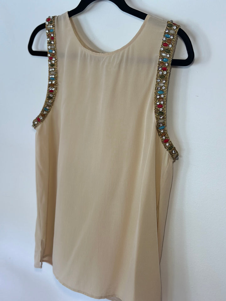 Haute Hippie | Sleeveless Silk Decorative Top