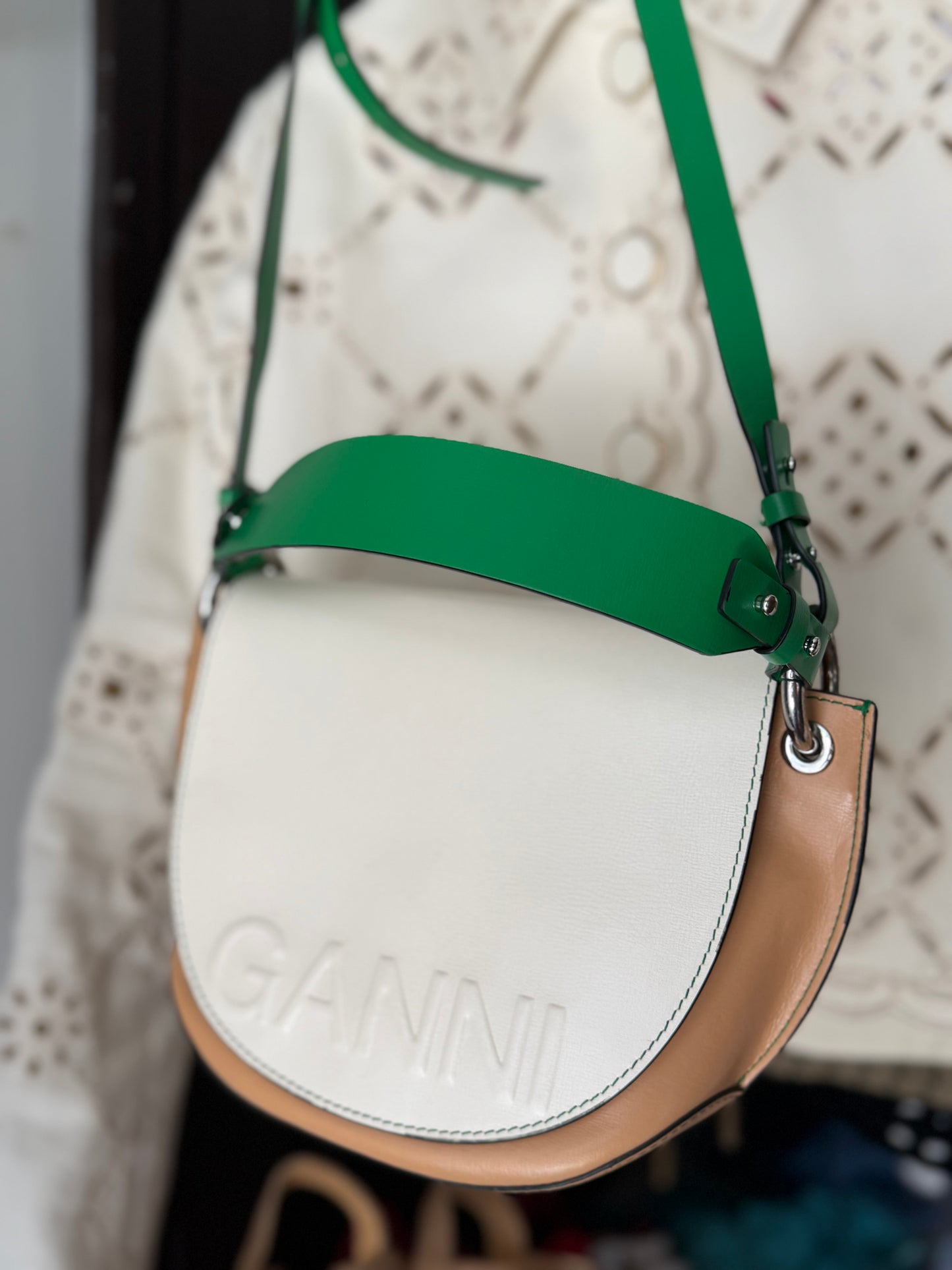Ganni | Banner Saddle Handbag