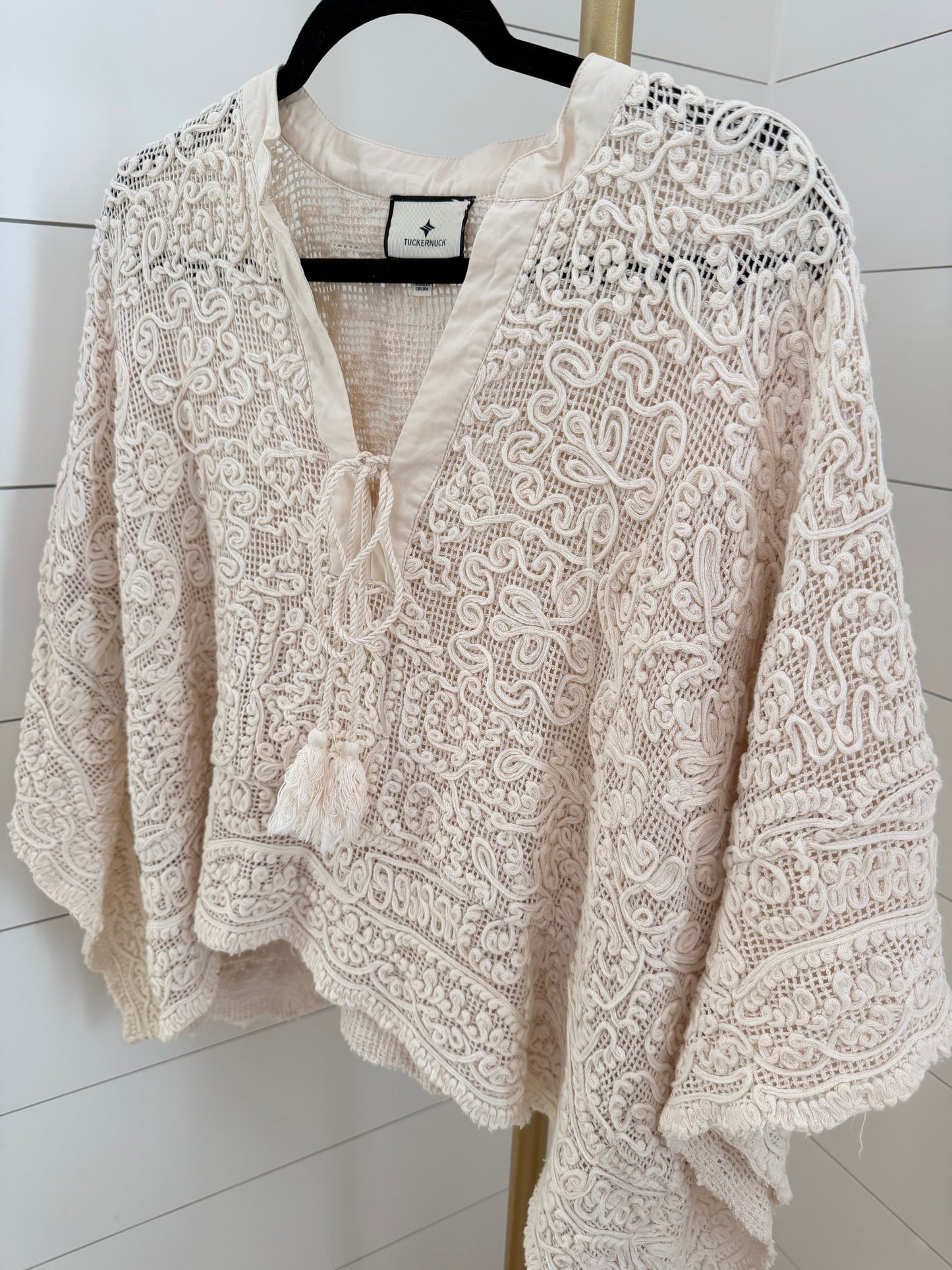 Tuckernuck  | Lace Apollo Poncho, XS