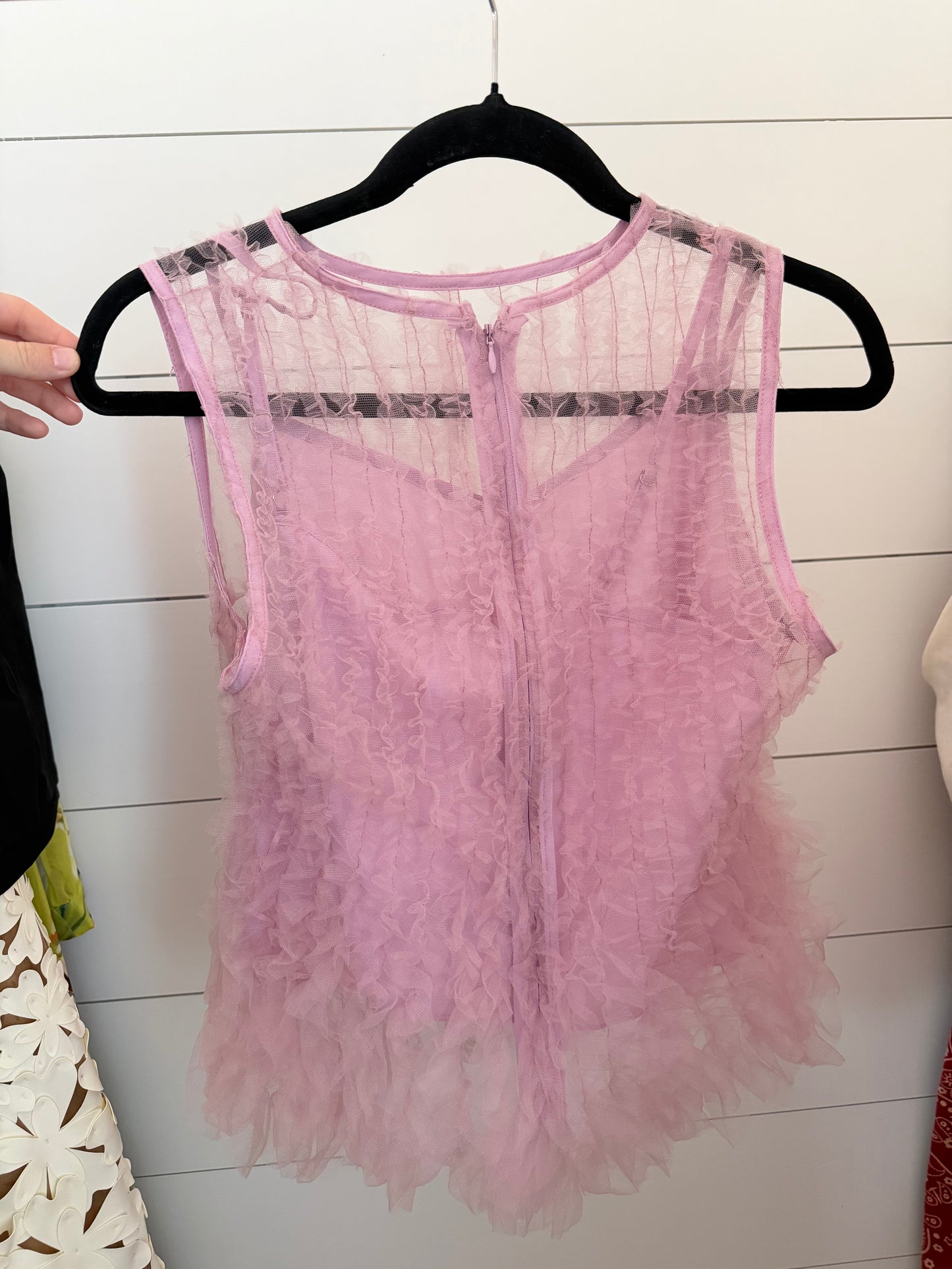Endless Rose |Tulle Tank Top, S