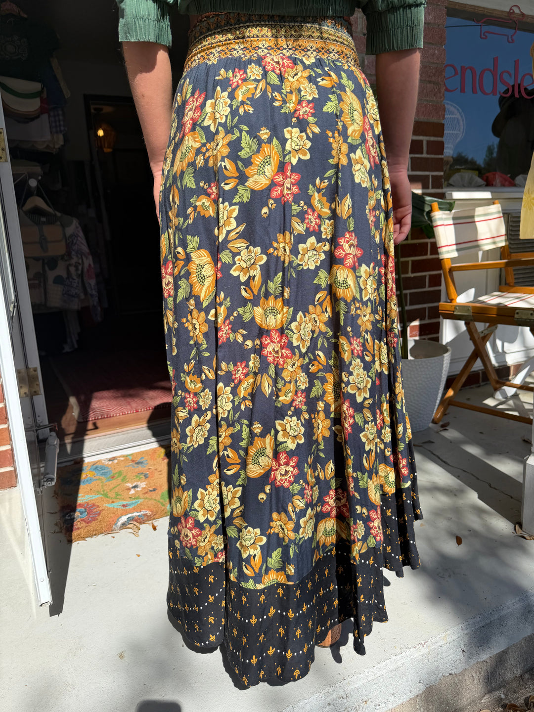 Farm Rio | Floral Printed Maxi Skirt, XS