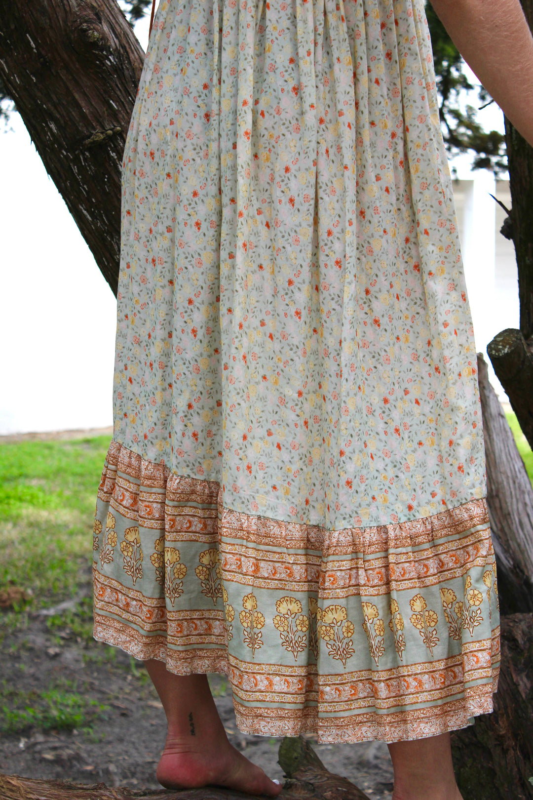 Floral Midi Sundress, XS