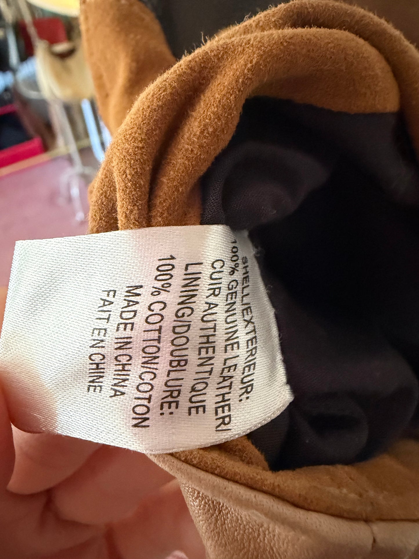 Haute Hippie | Leather Suede Skirt, M