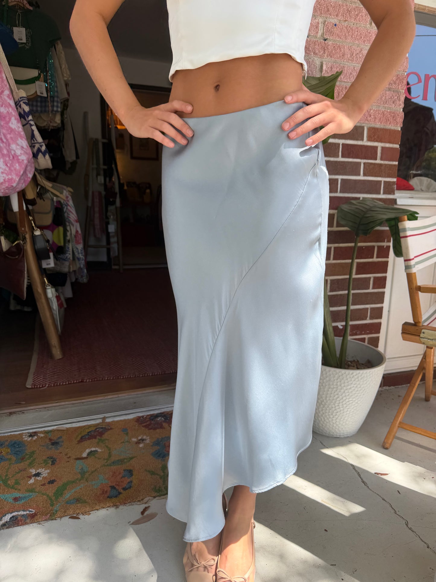 Annie Bing | Bailey Silk Skirt, M