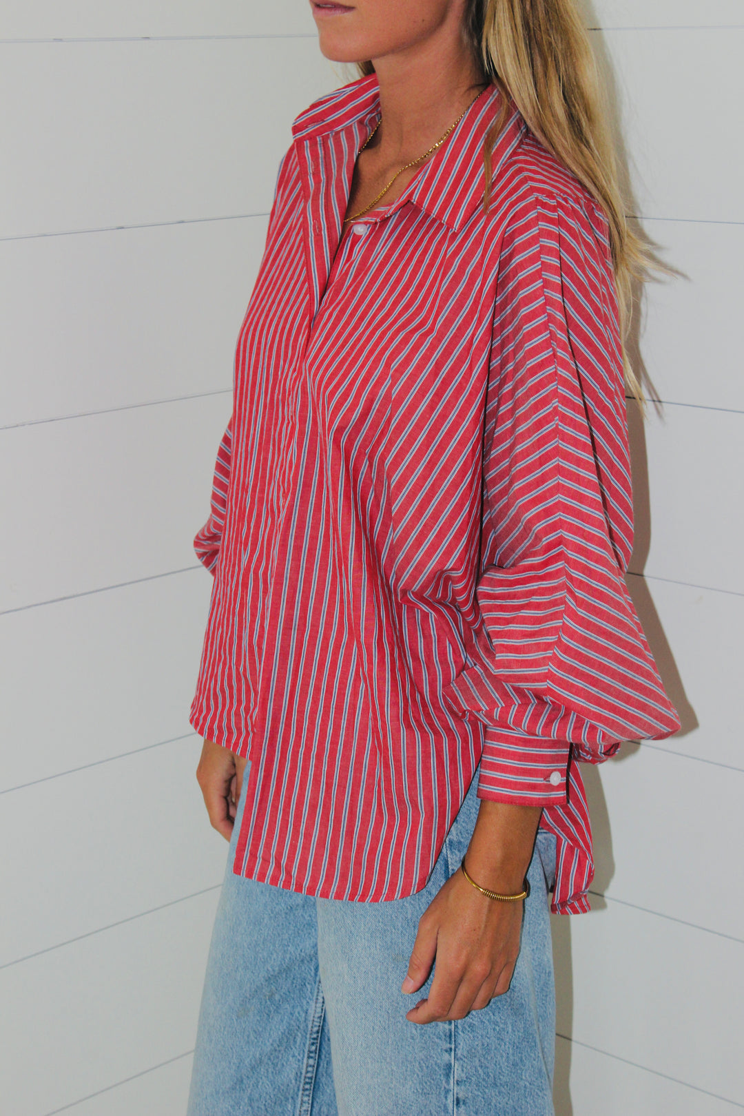 Sunday in Brooklyn | Batwing Button Down Shirt, S
