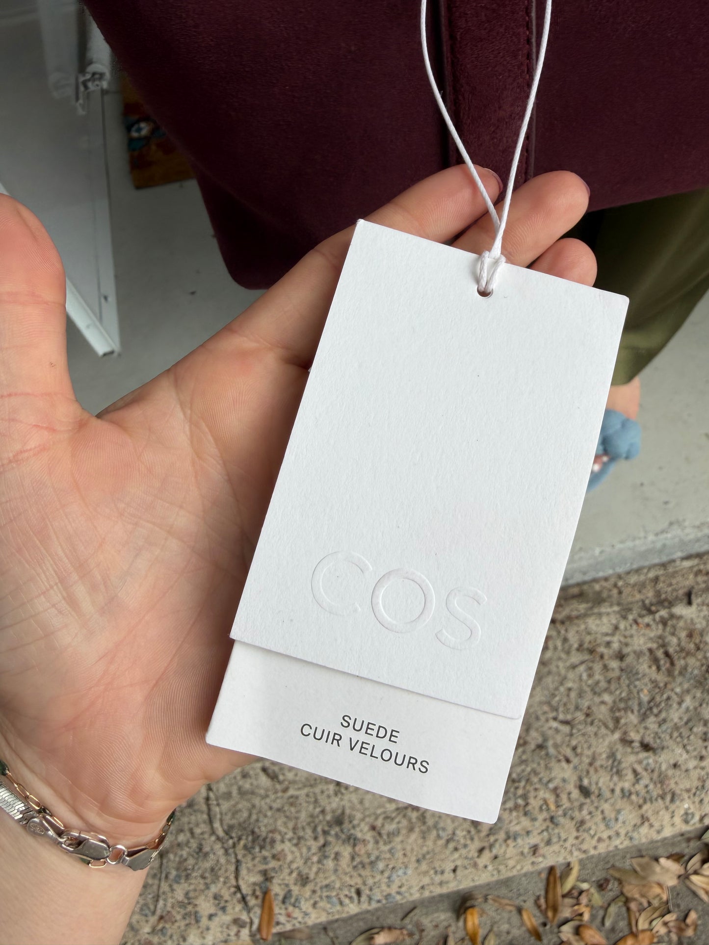 COS | Cow Leather Easel Tote Bag