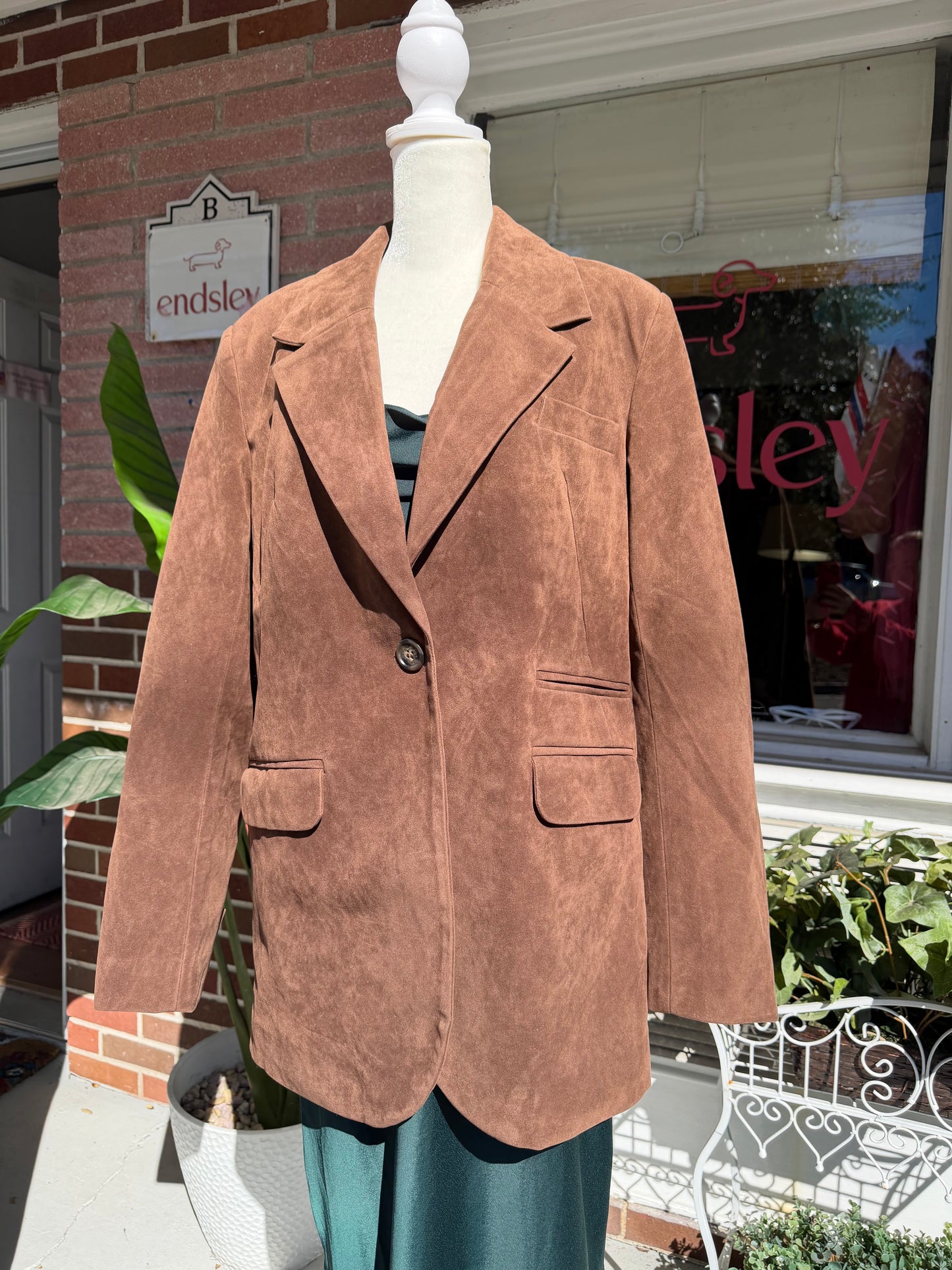 Free People | Suede Oversized Jacket, XS