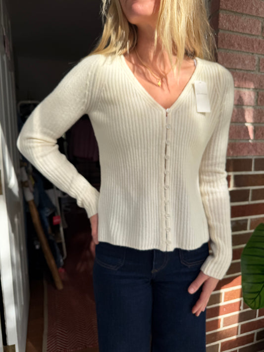 Abercrombie & Fitch | Cream Sweater, XS