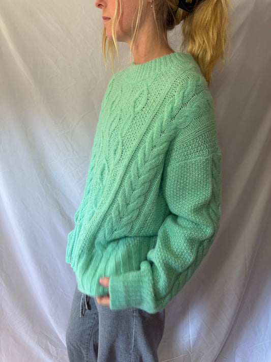 Everlane | Chunky Wool Cotton Alpaca Sweater, L