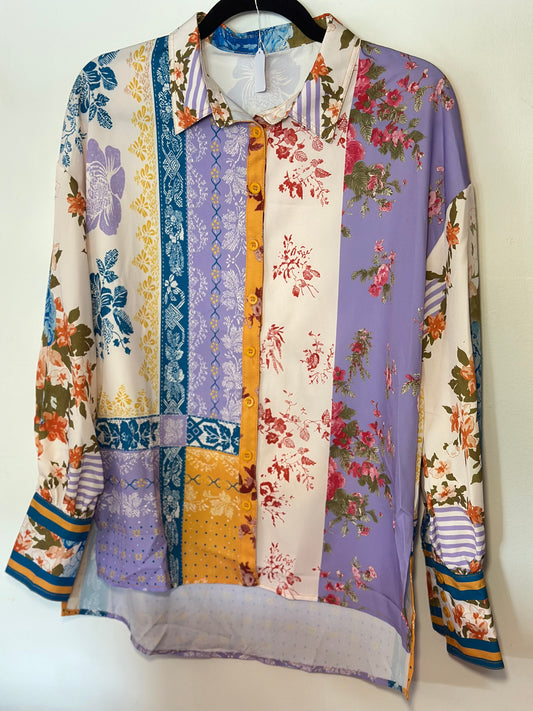 Floral Button Down