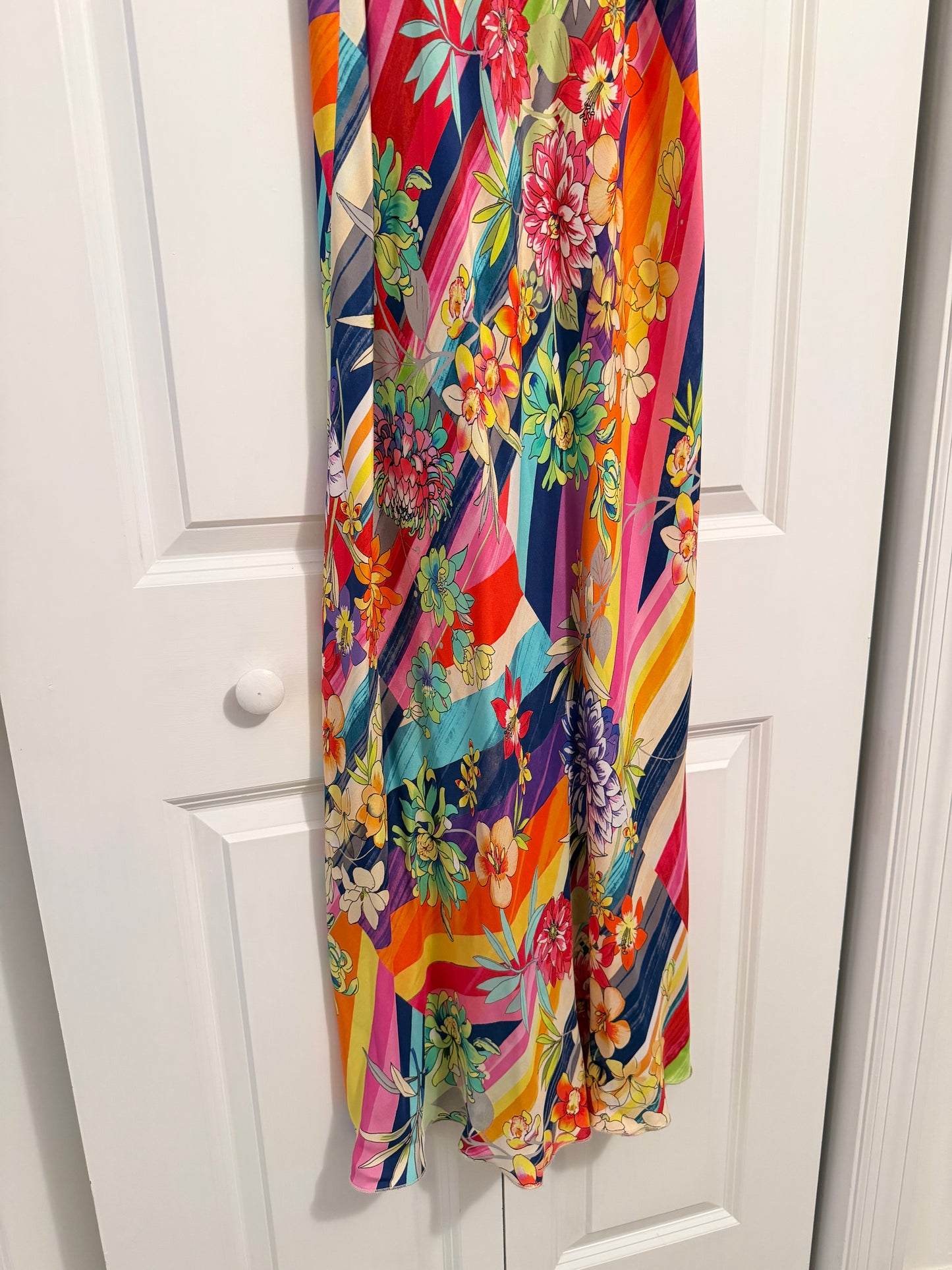 Johnny Was | Gigianna Floral Slip Maxi Dress, M