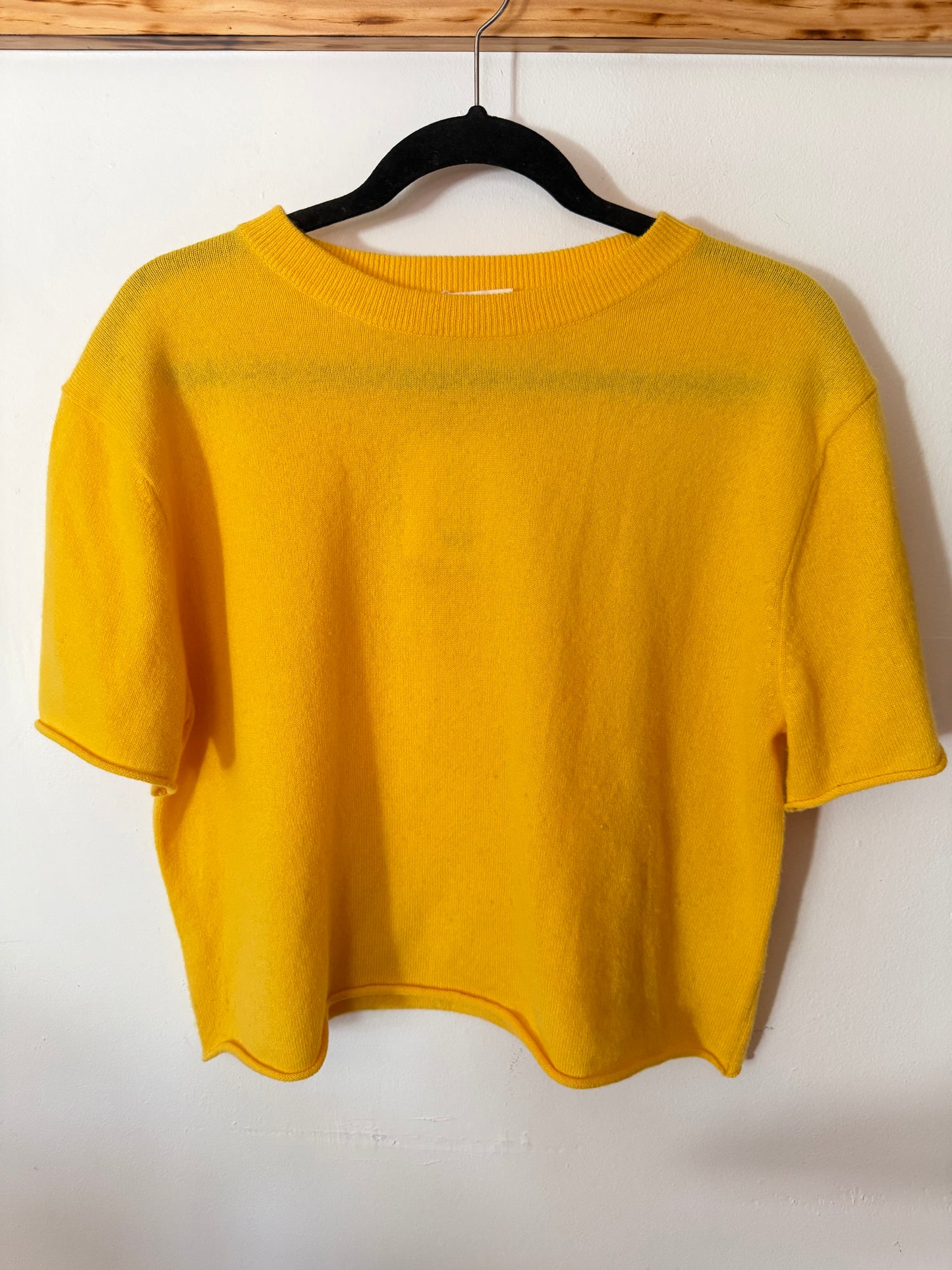 Lisa Yang | 100% Cashmere Short Sleeve Sweater, 0