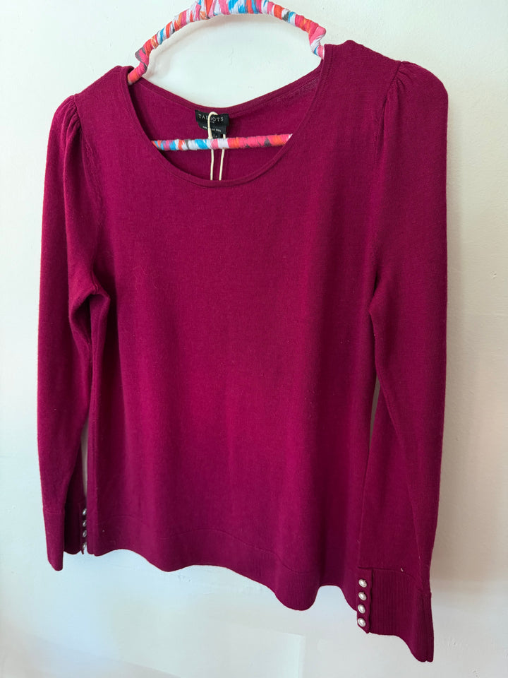 Talbots | Pearl Sleeve Sweater, L
