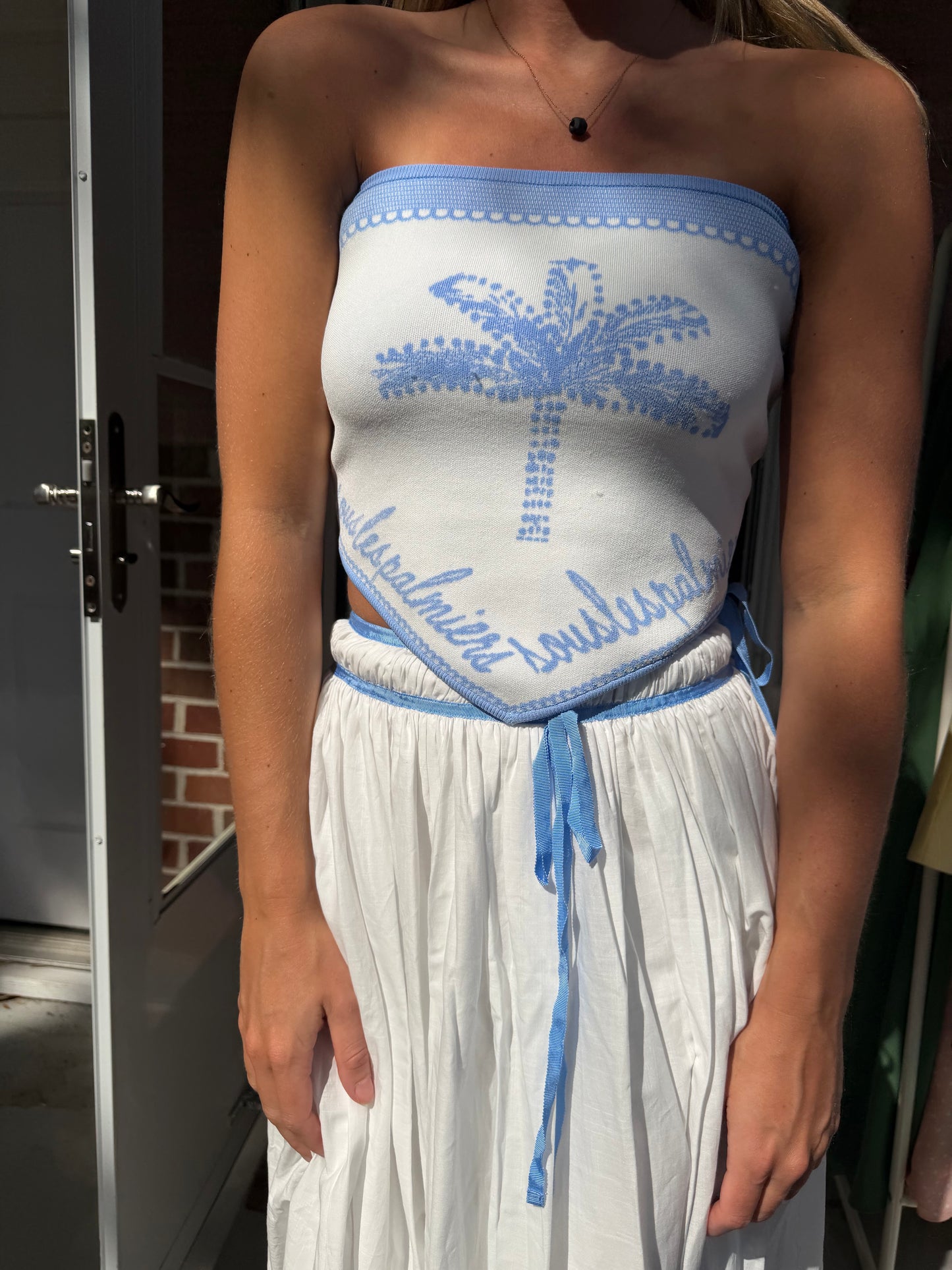 Giani Bini | Maxi Skirt + Strapless Top, XS