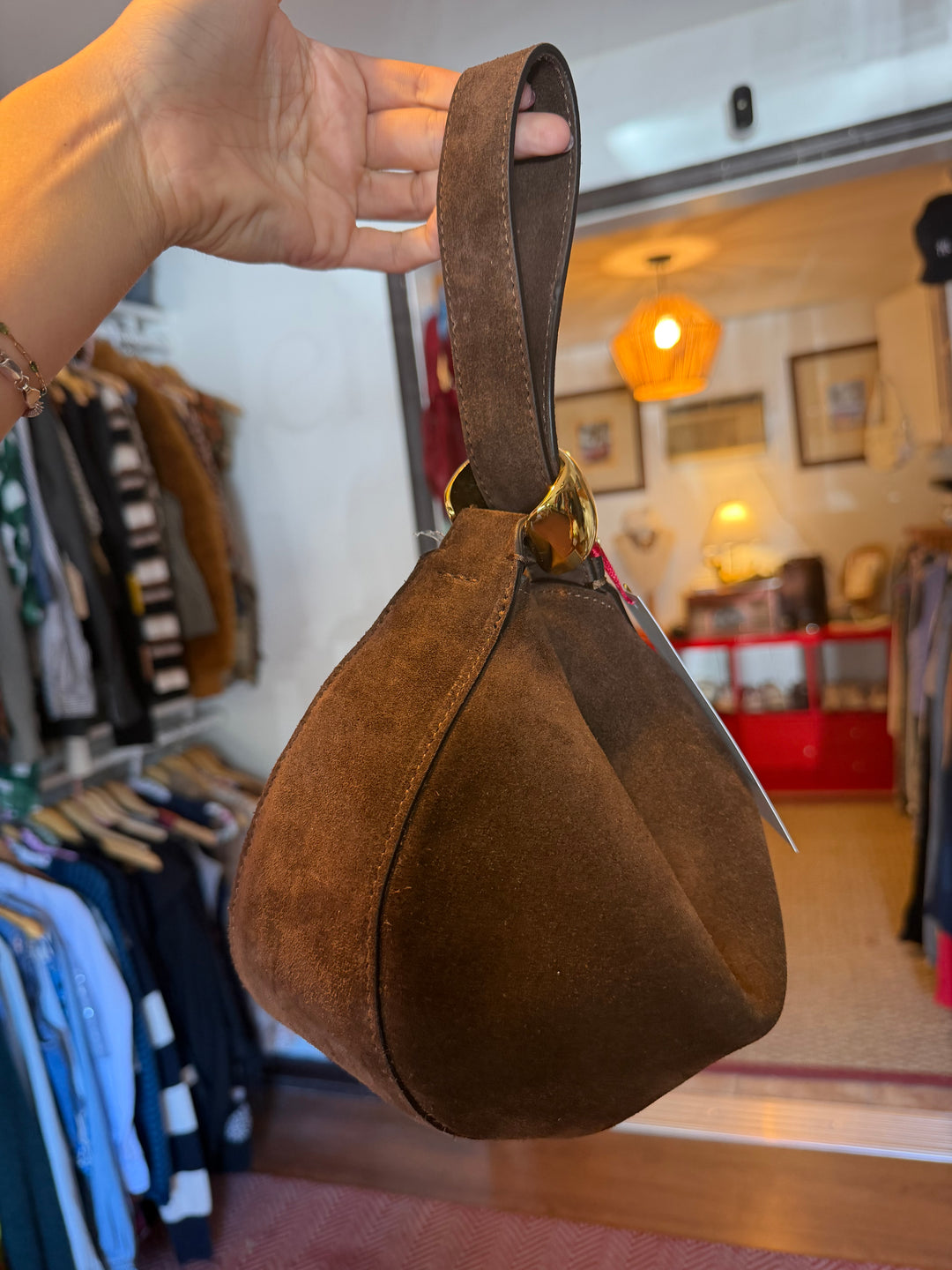 AMANU | The Zambia Suede Pouchette