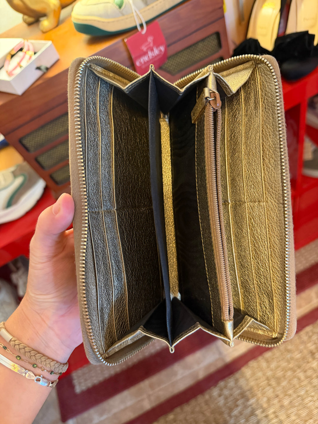 YSL | Y-Mail Zip Around Wallet
