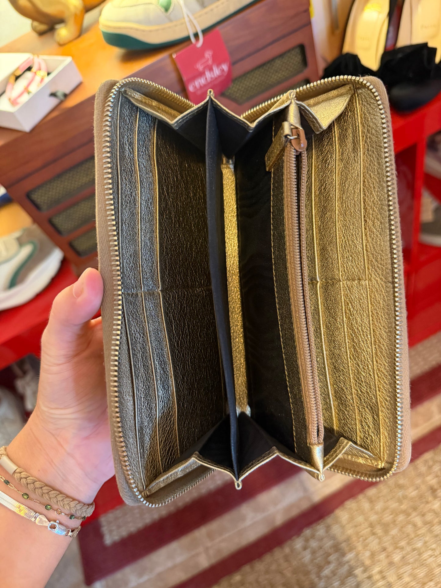 YSL | Y-Mail Zip Around Wallet