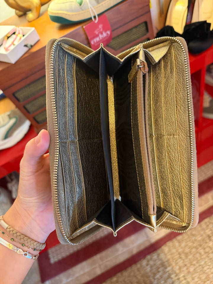 YSL | Y-Mail Zip Around Wallet