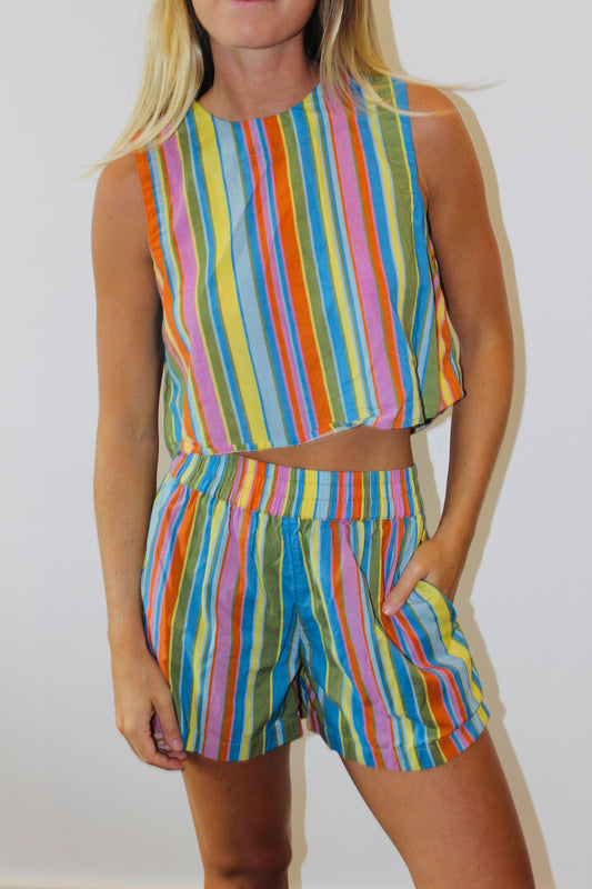 Livro  | Striped Short Set, XS