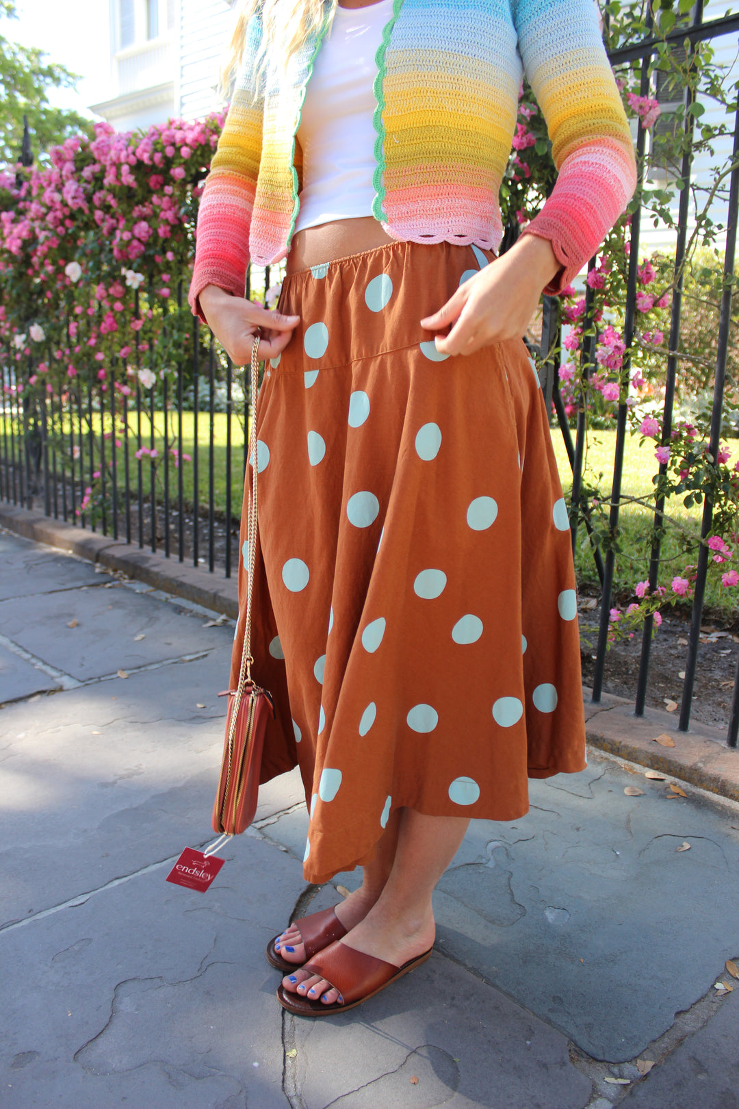 Free People | Polka Dot Skirt, XS