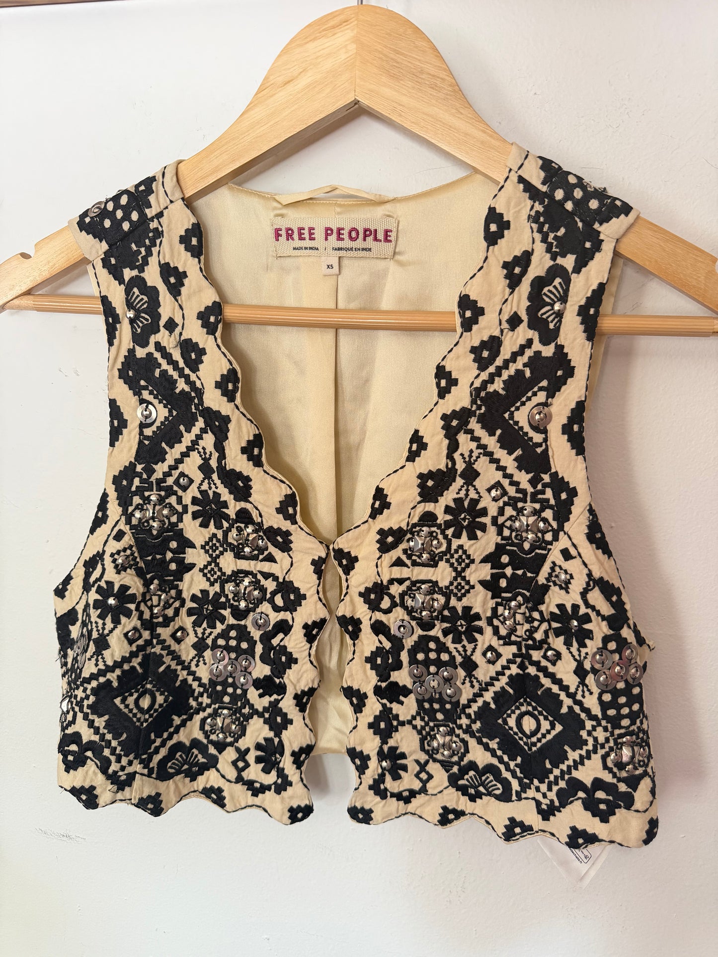 Free People | Embellished Vest, XS