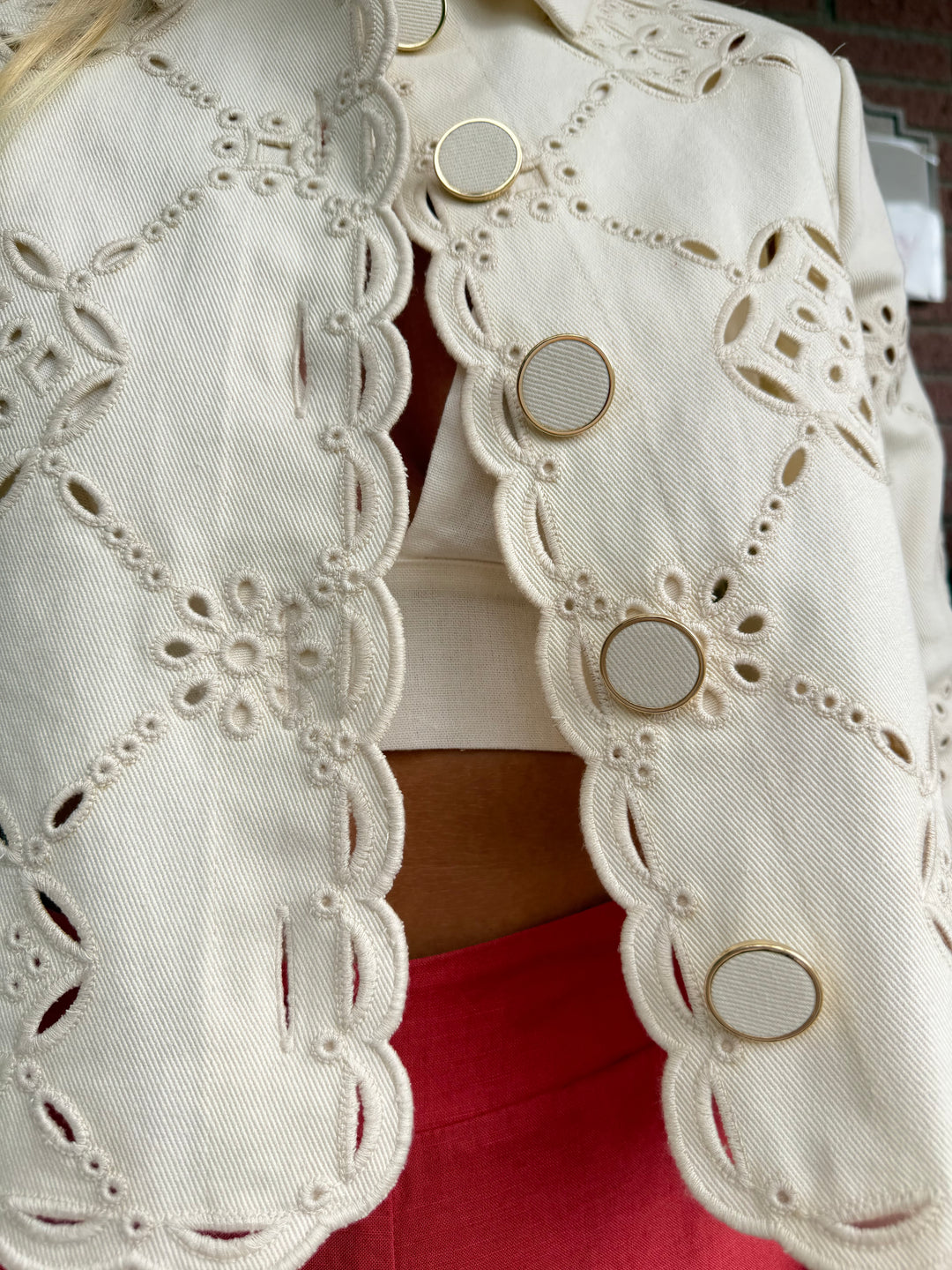 Veronica Beard | Adelaide Eyelet Jacket