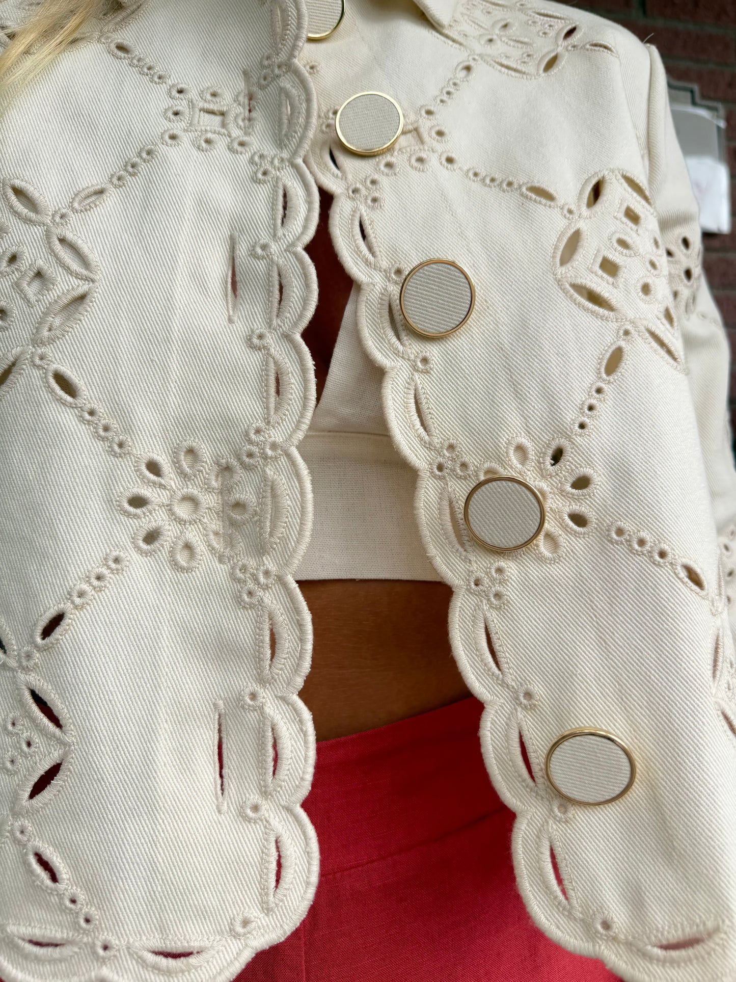 Veronica Beard | Adelaide Eyelet Jacket