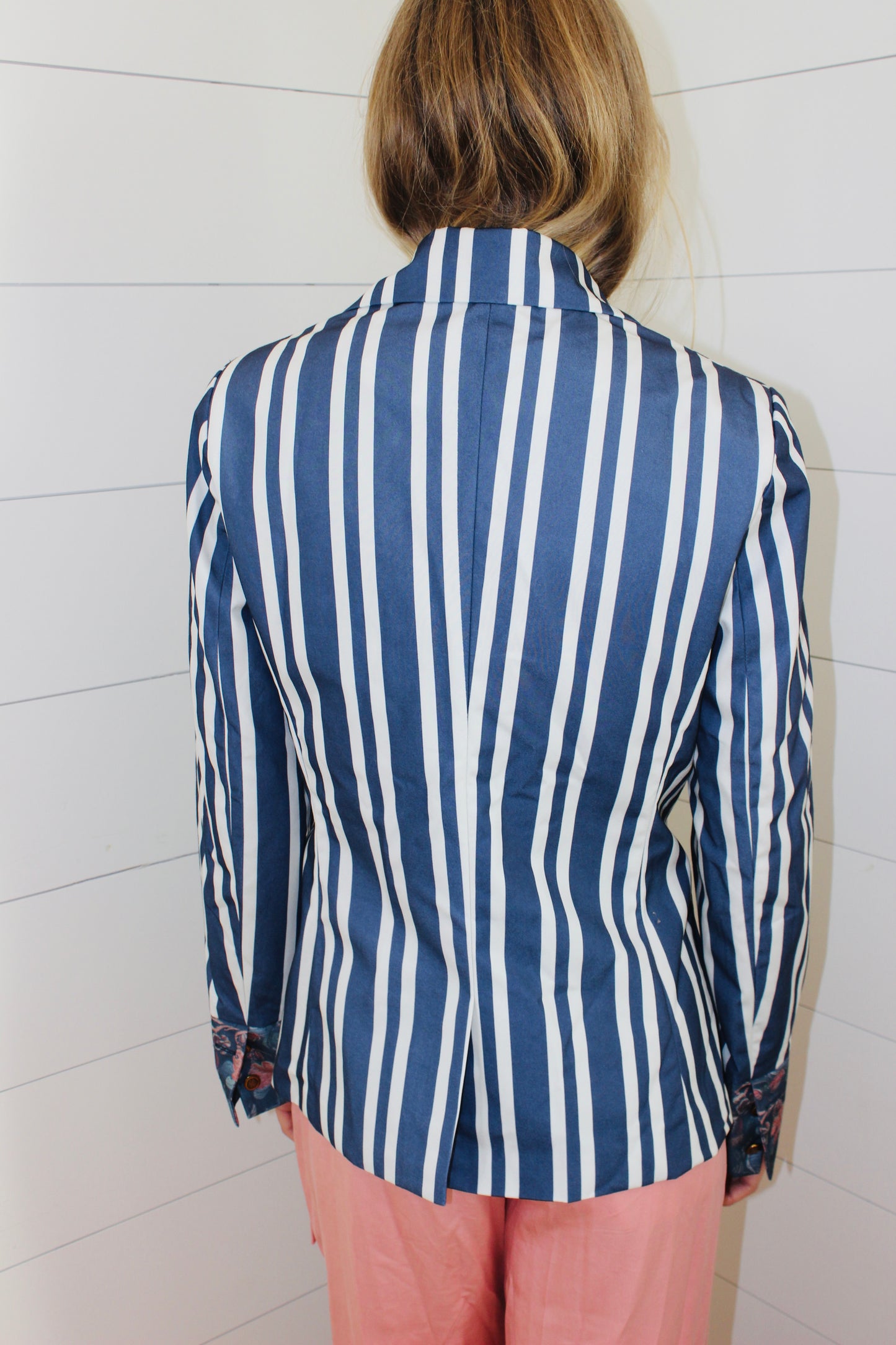 Futario | Floral Stripe Blazer, S/M