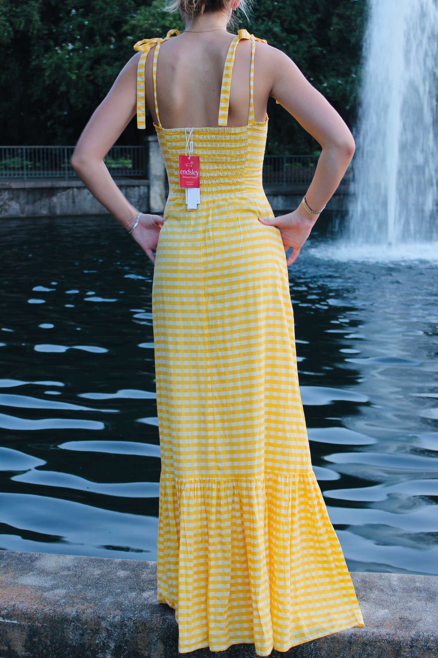 Chakeris Charleston | Gingam Tyler Dress, XS