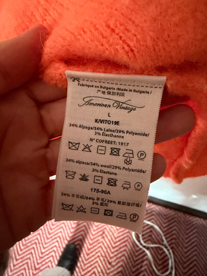 American Vintage | Alpaca/Wool Blend Sweater, L