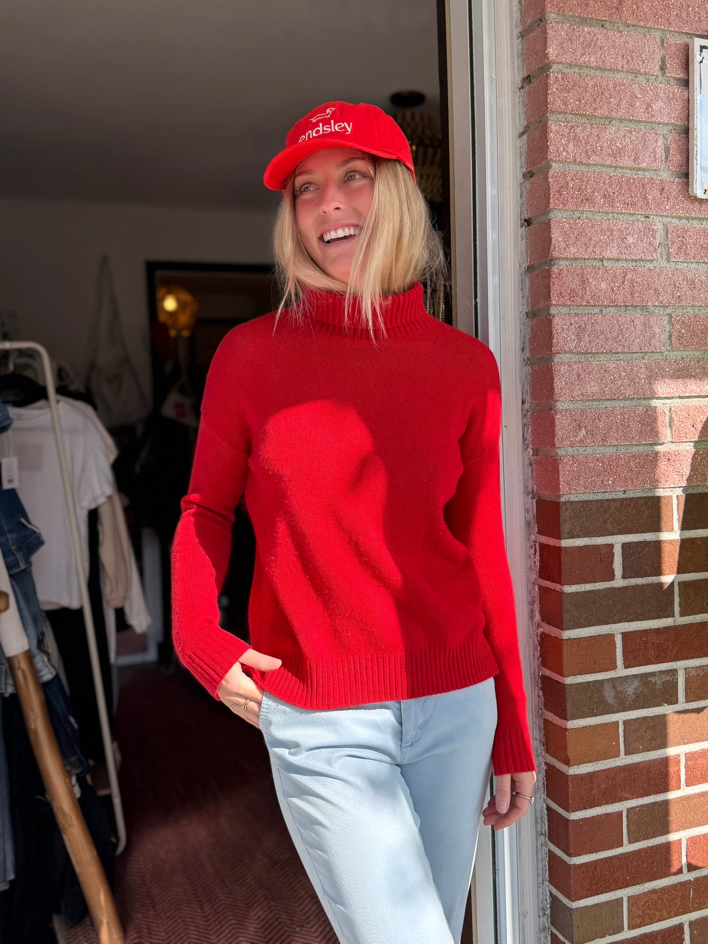 Endsley | Red Logo Hat