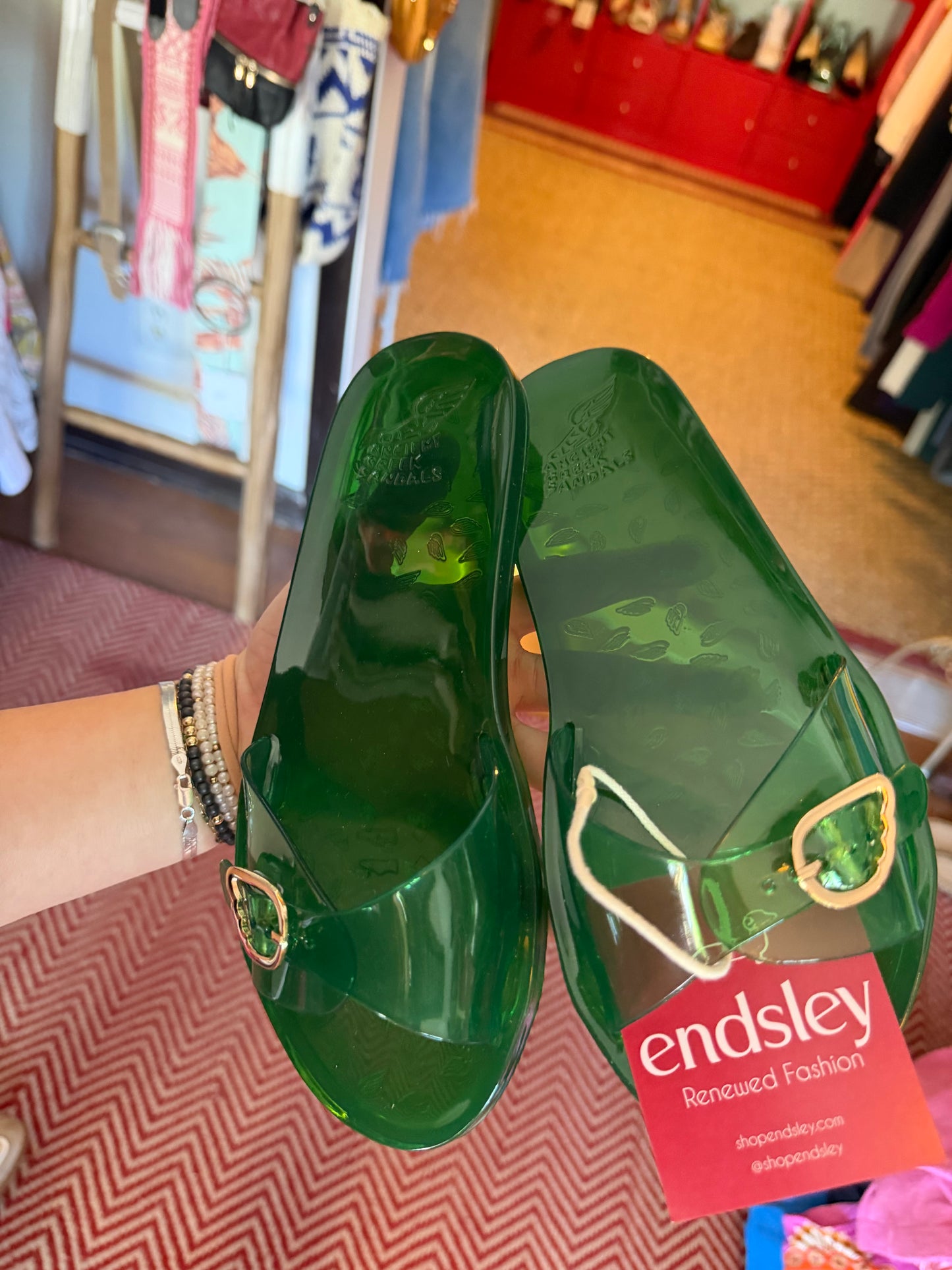 Ancient Greek Sandals | Jelly Sandals, 7.5