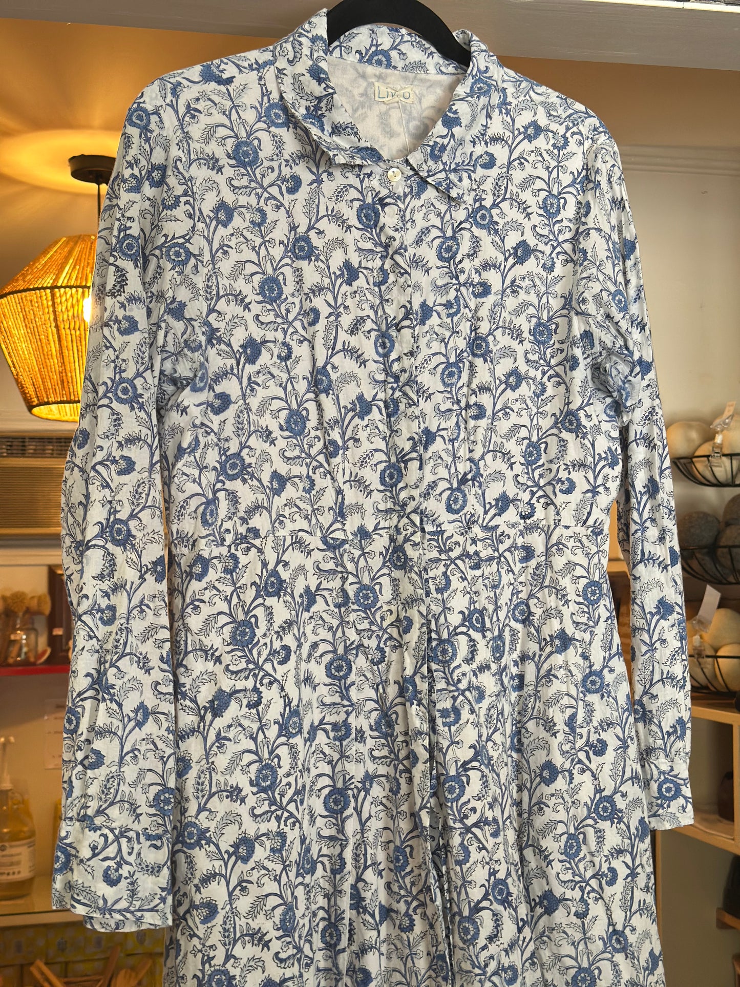 Livro | Classic Shirt Dress in Jacobean Floral