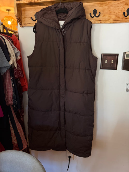 .Object | Long Puffer Vest, M