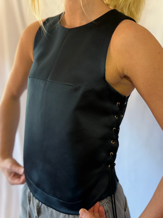 Tibi | Side Tie Up Top, 0