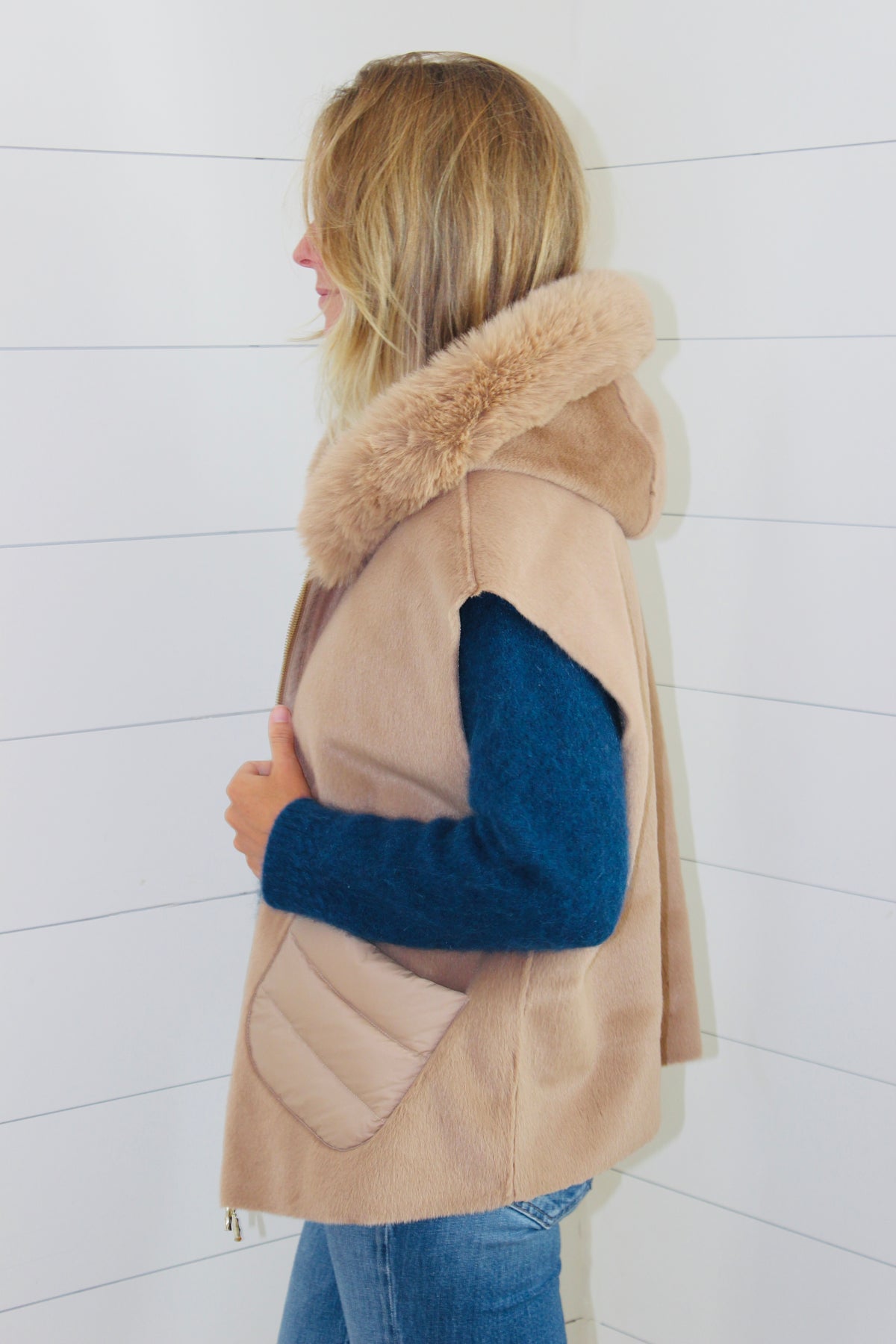 J. Mclaughlin | Nomi Faux Fur Vest, XS