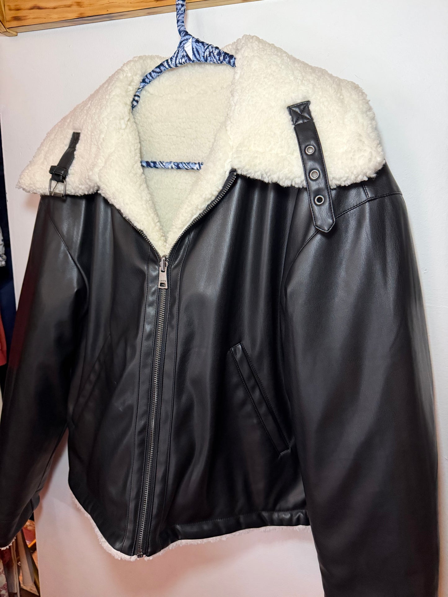 Levi Strauss | Faux Shearling Reversible Jacket, S/M